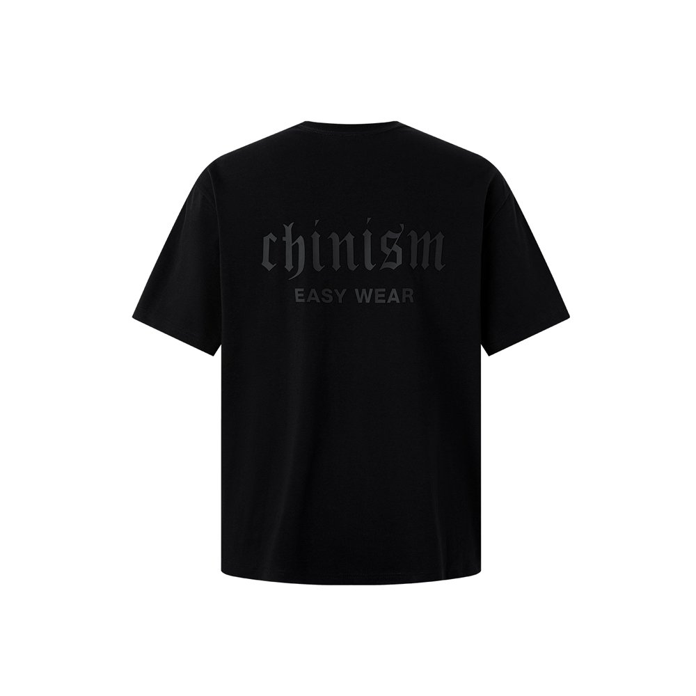 Chinism American Script Tee - Black