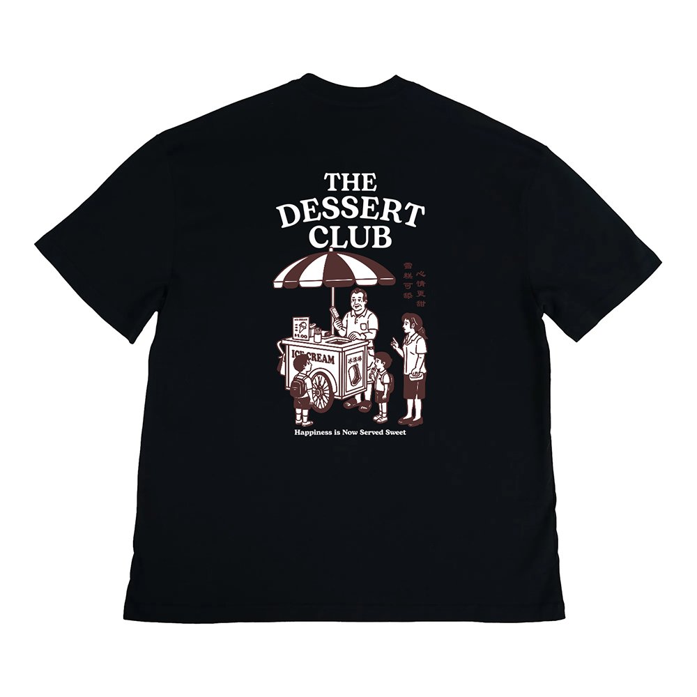 Happynauts The Dessert Club Tee - Black