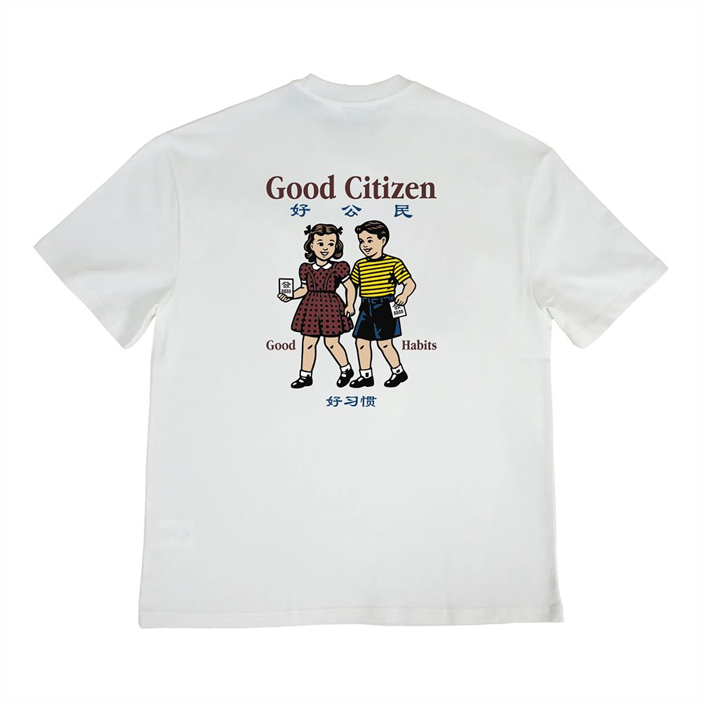 Happynauts The Good Citizen Tee - White