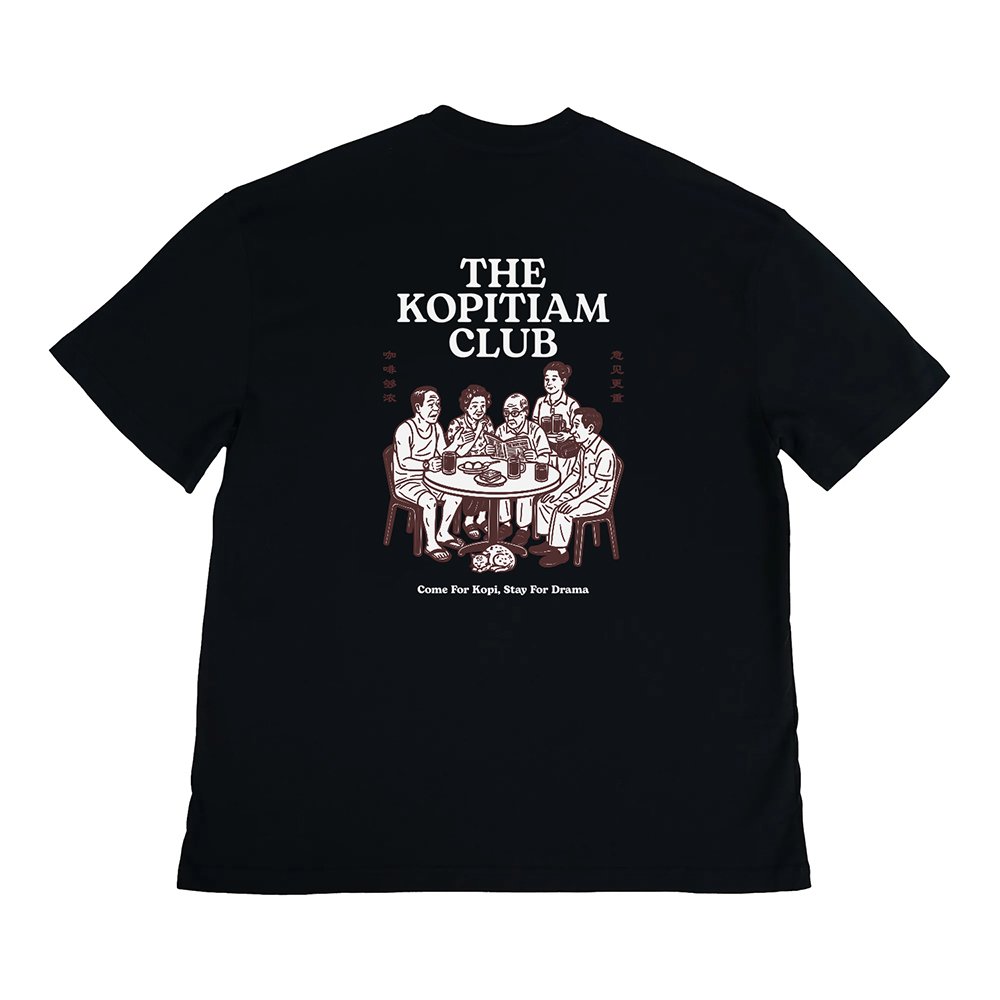 Happynauts The Kopitiam Club Tee - Black