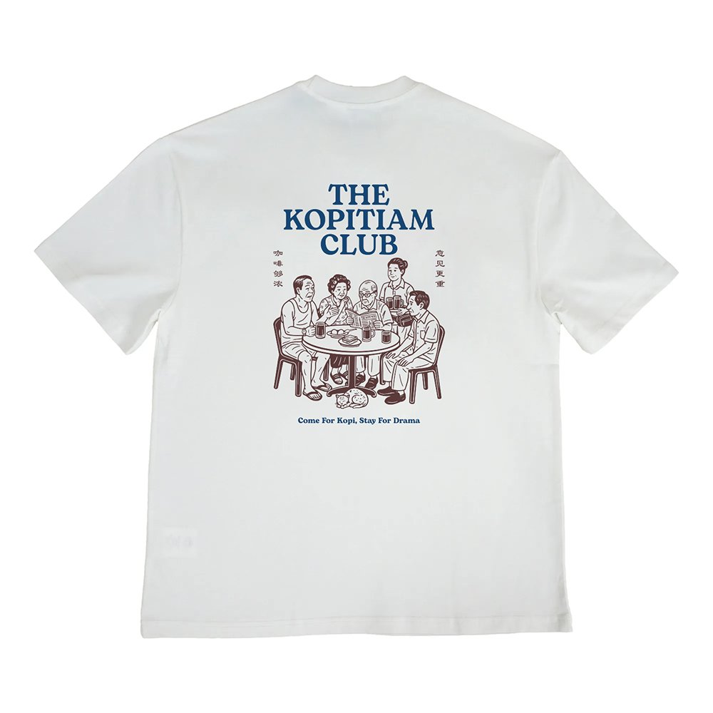 Happynauts The Kopitiam Club Tee - White