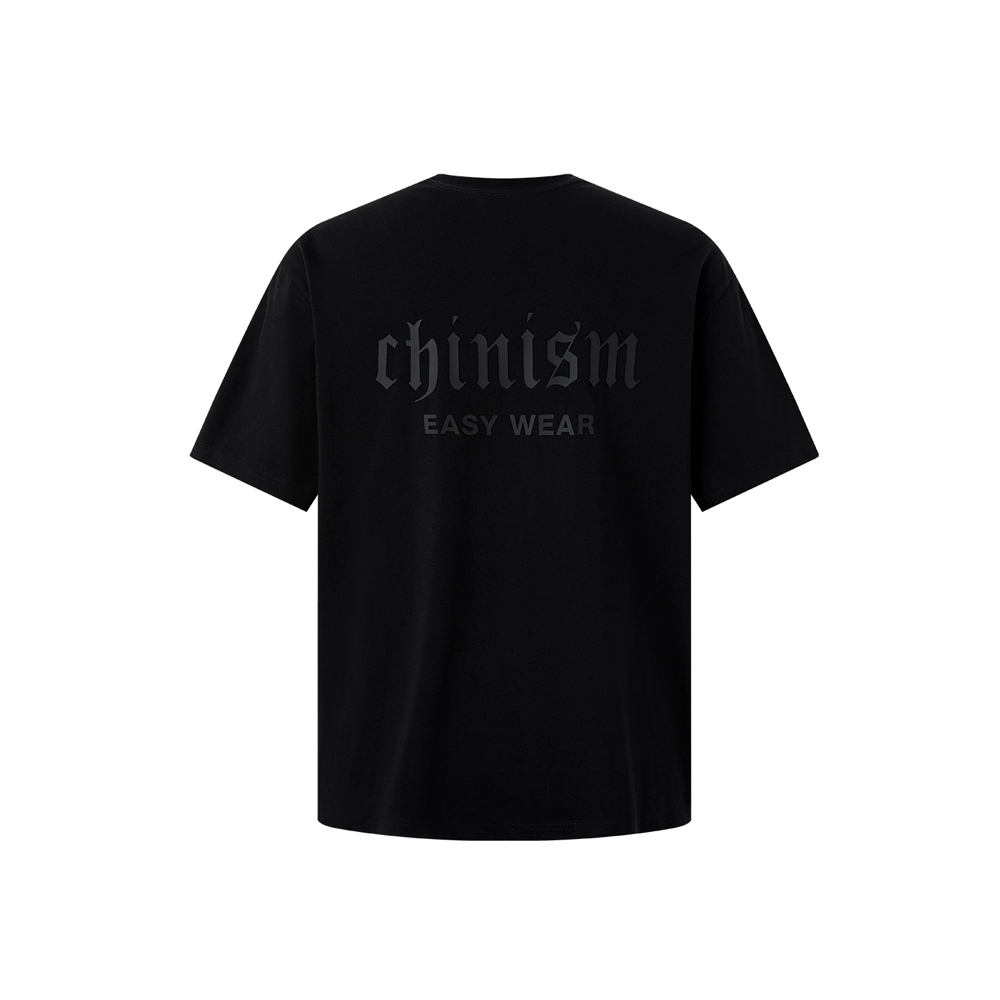 Chinism American Script Tee - Black