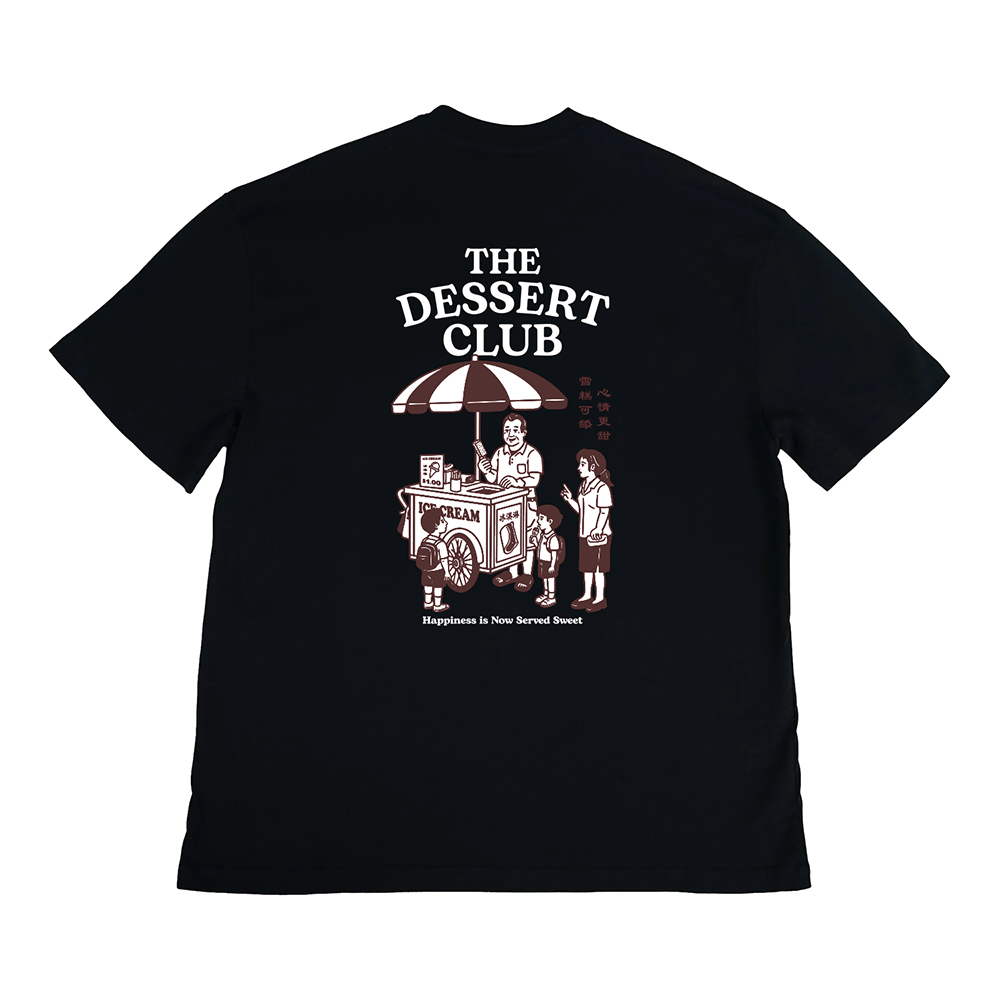 Happynauts The Dessert Club Tee - Black