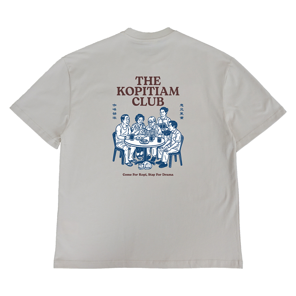 Happynauts The Kopitiam Club Tee - Beige