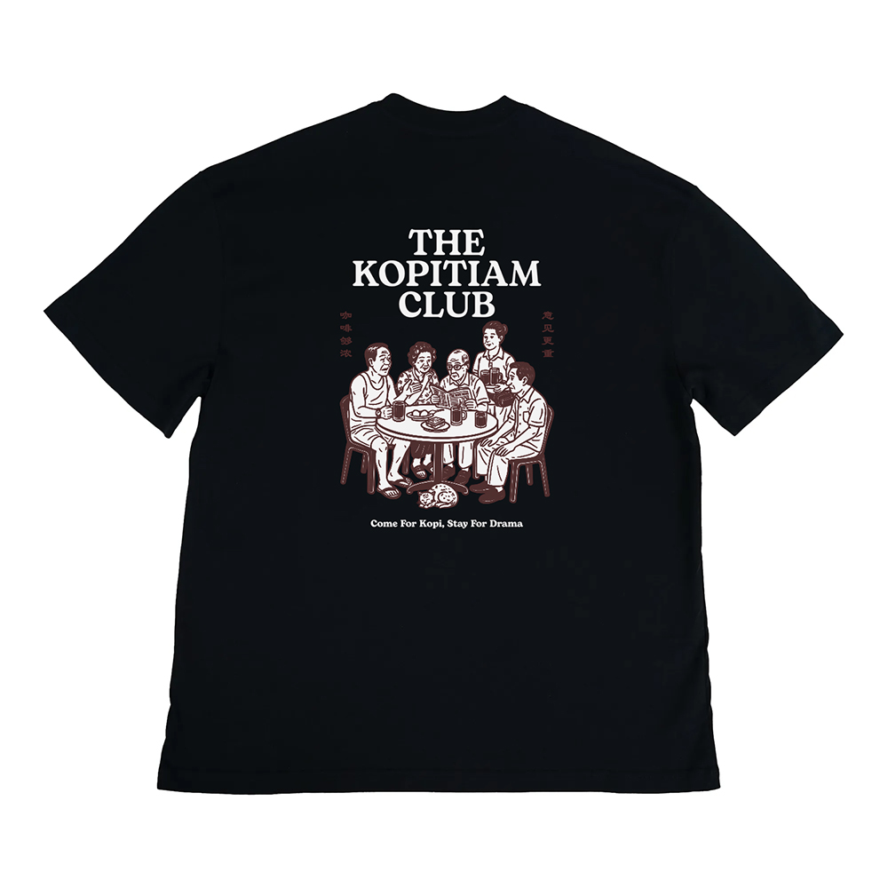Happynauts The Kopitiam Club Tee - Black