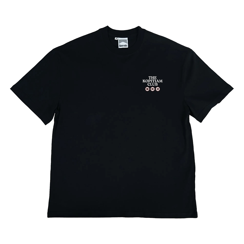 Happynauts The Kopitiam Club Tee - Black