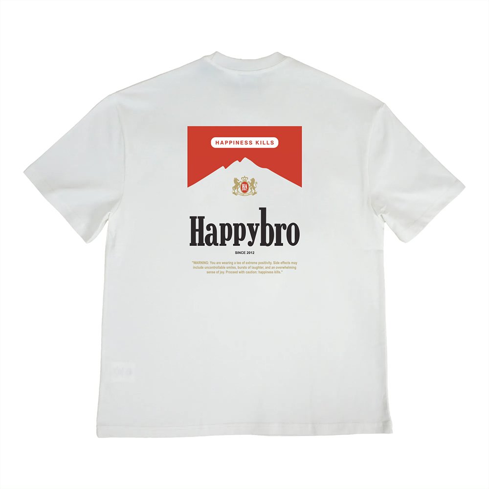 Happynauts Happybro Addict Tee - White