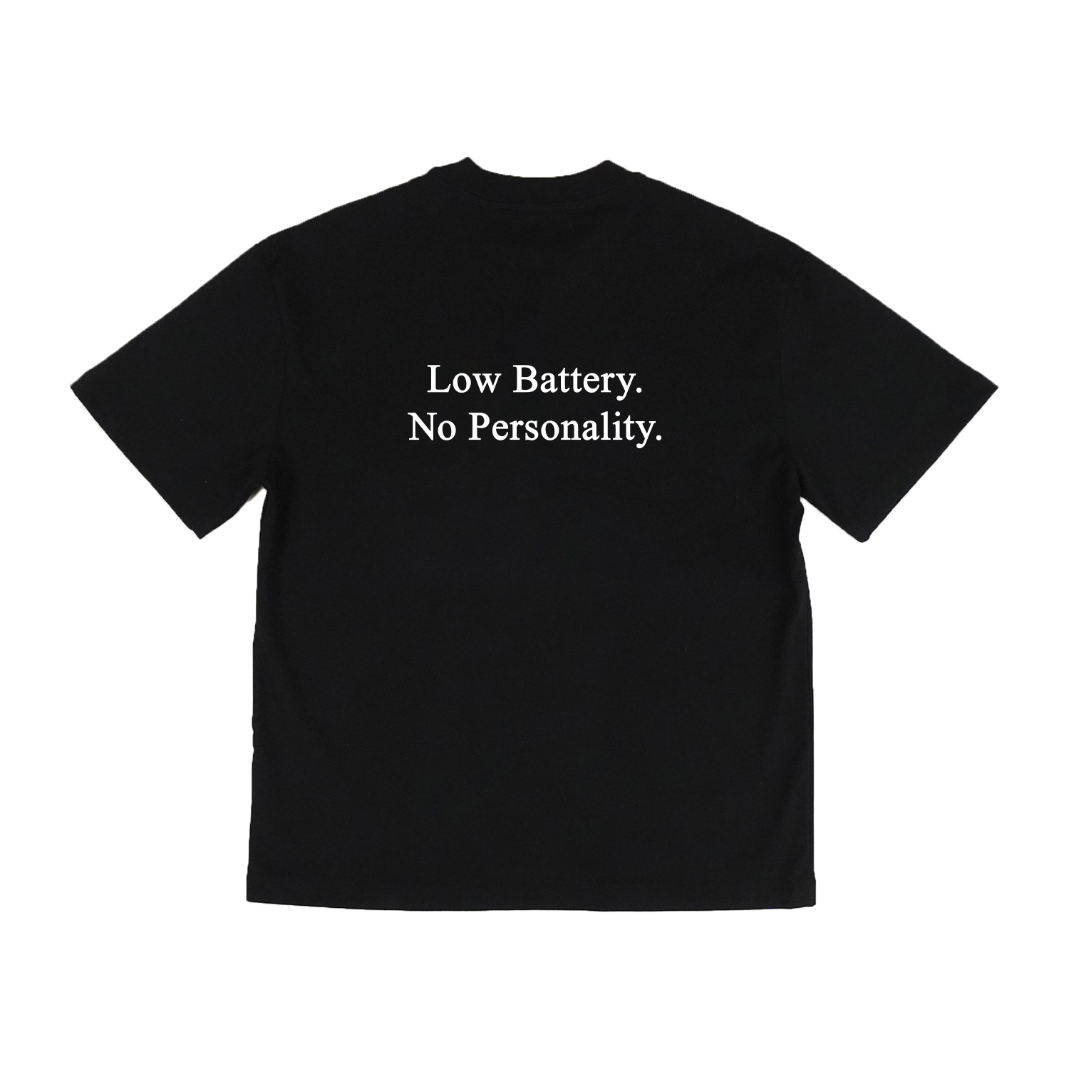 WellBred Club “Low Battery” Tee - Black