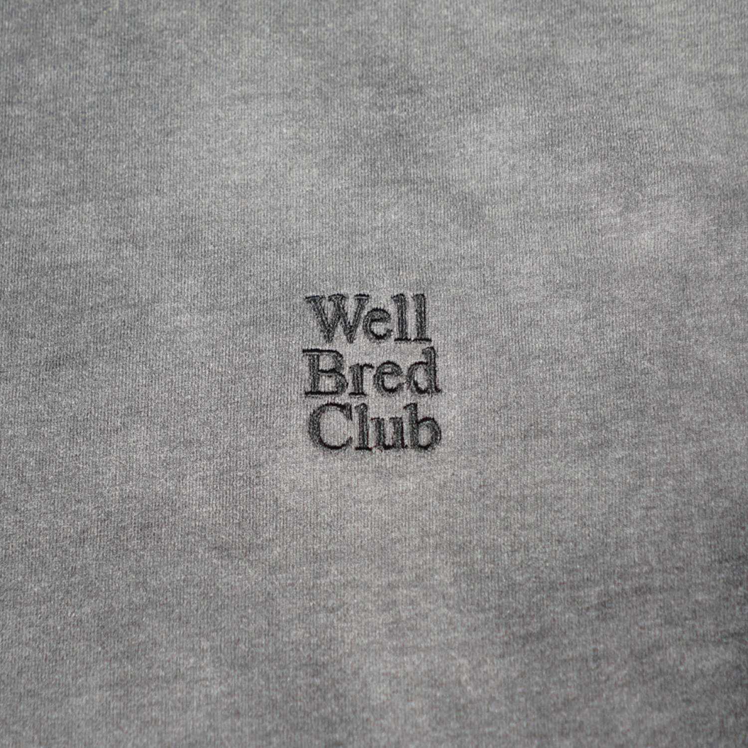 Wellbred Club "Font" Distressed Wsh Tee - Black
