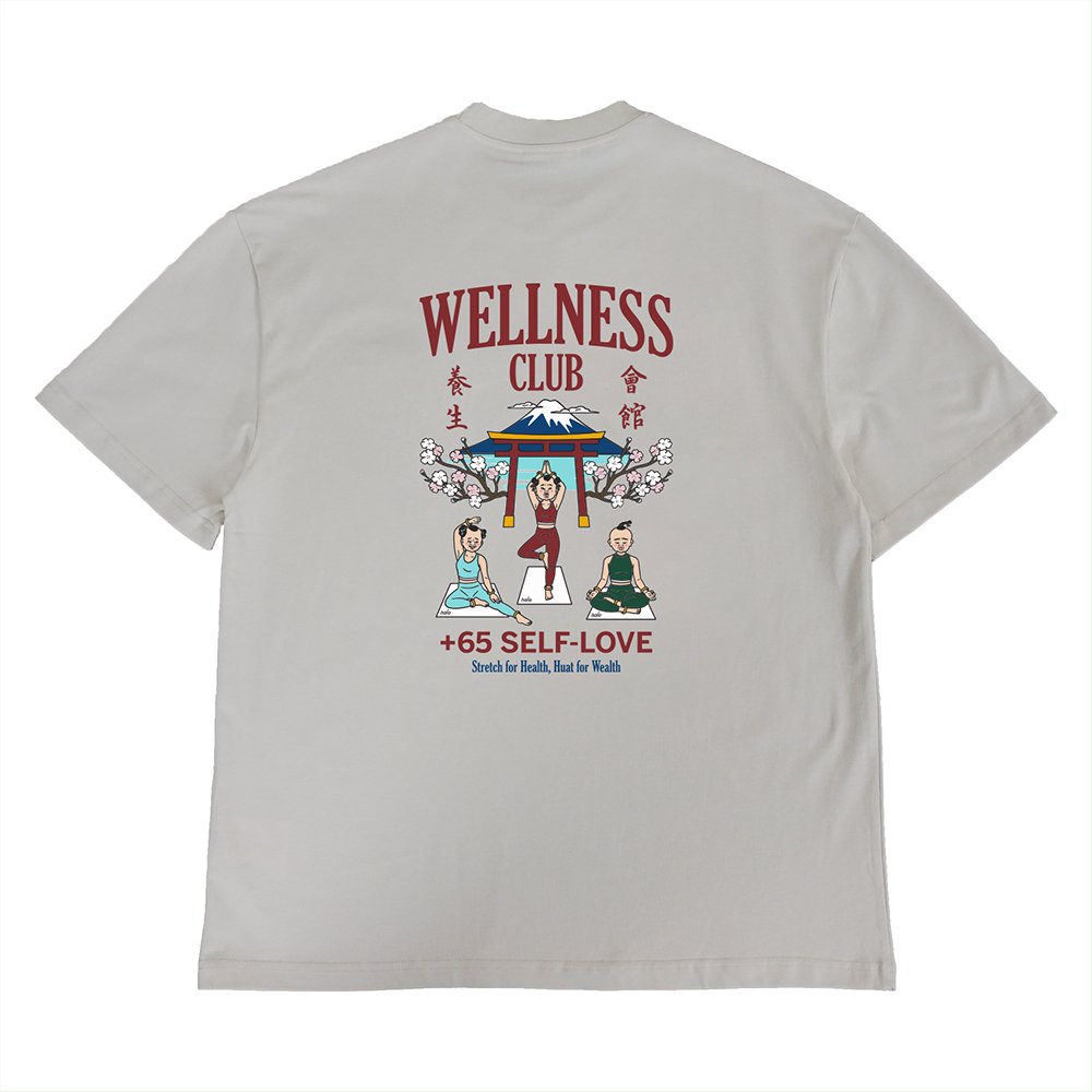 Happynauts The Wellness Club Tee - Beige