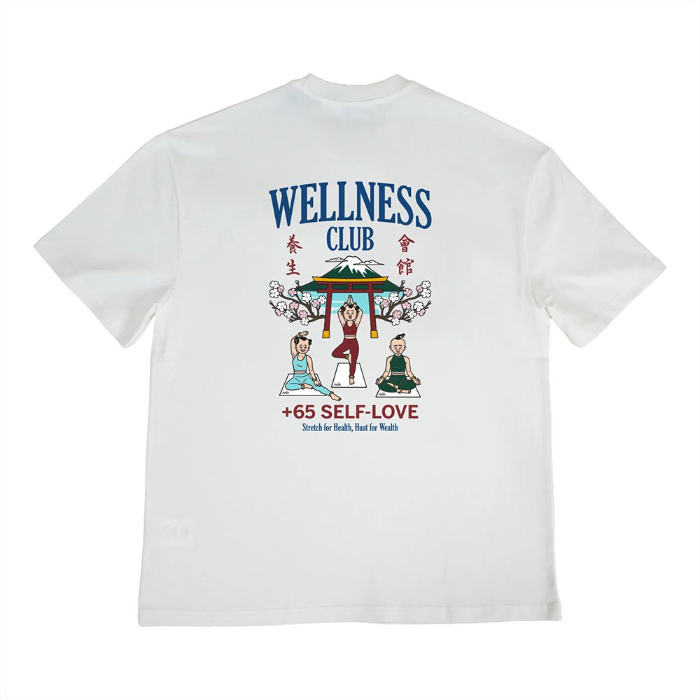 Happynauts The Wellness Club Tee - White