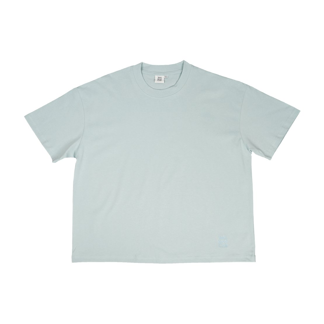 Wellbred Club Boxy Cropped Tee - Blue