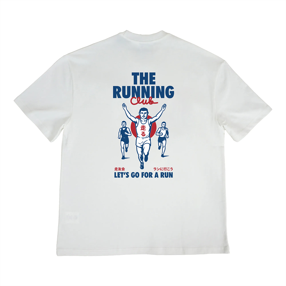 Happynauts The Running Club Tee - White
