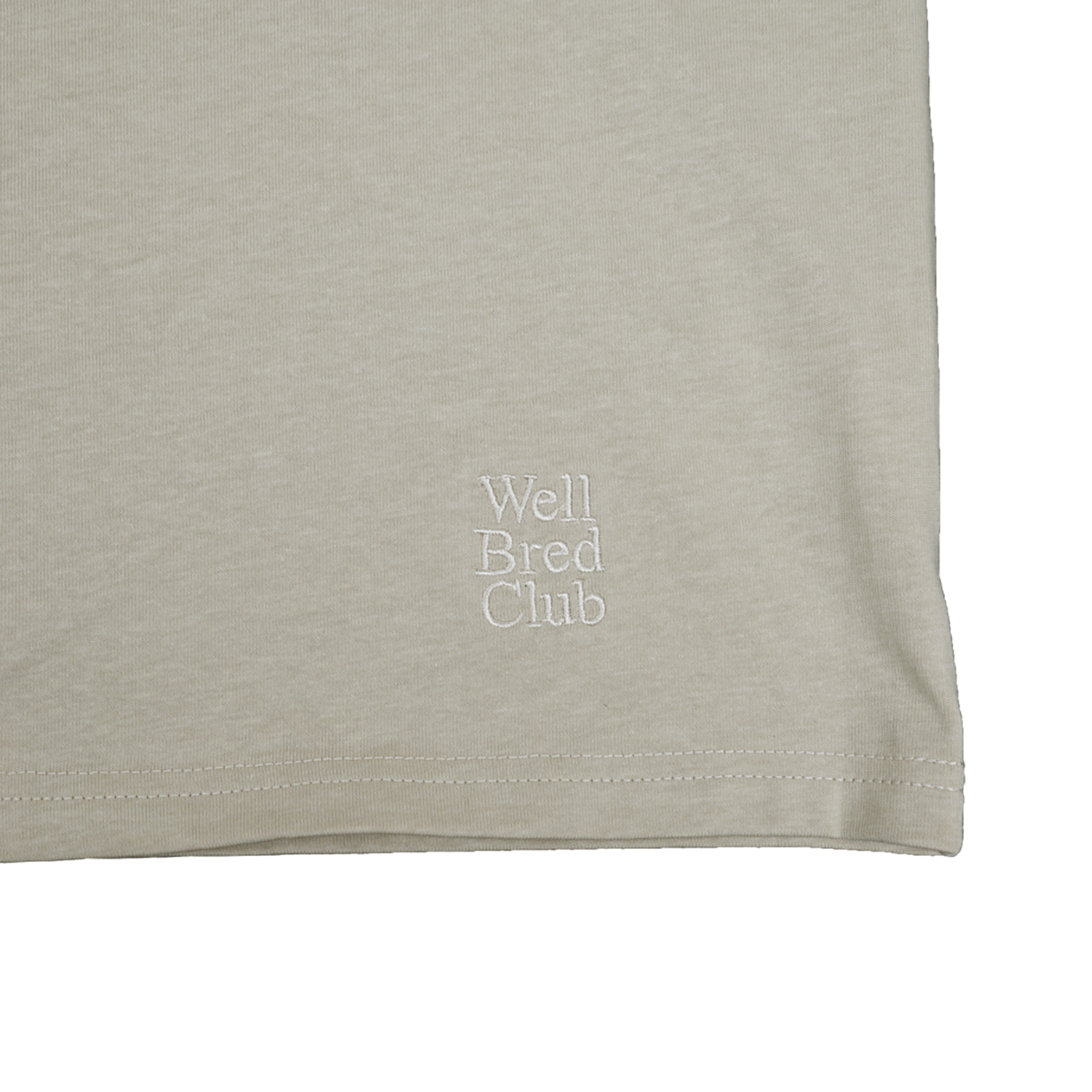Wellbred Club Boxy Cropped Tee - Khaki