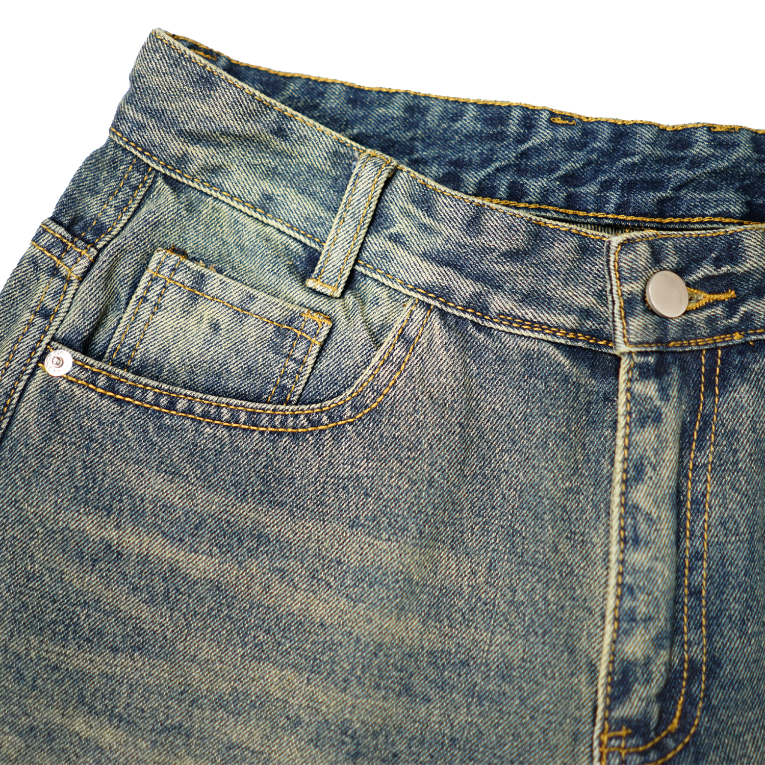 Wellbred Club Vintage Jorts - Blue Denim