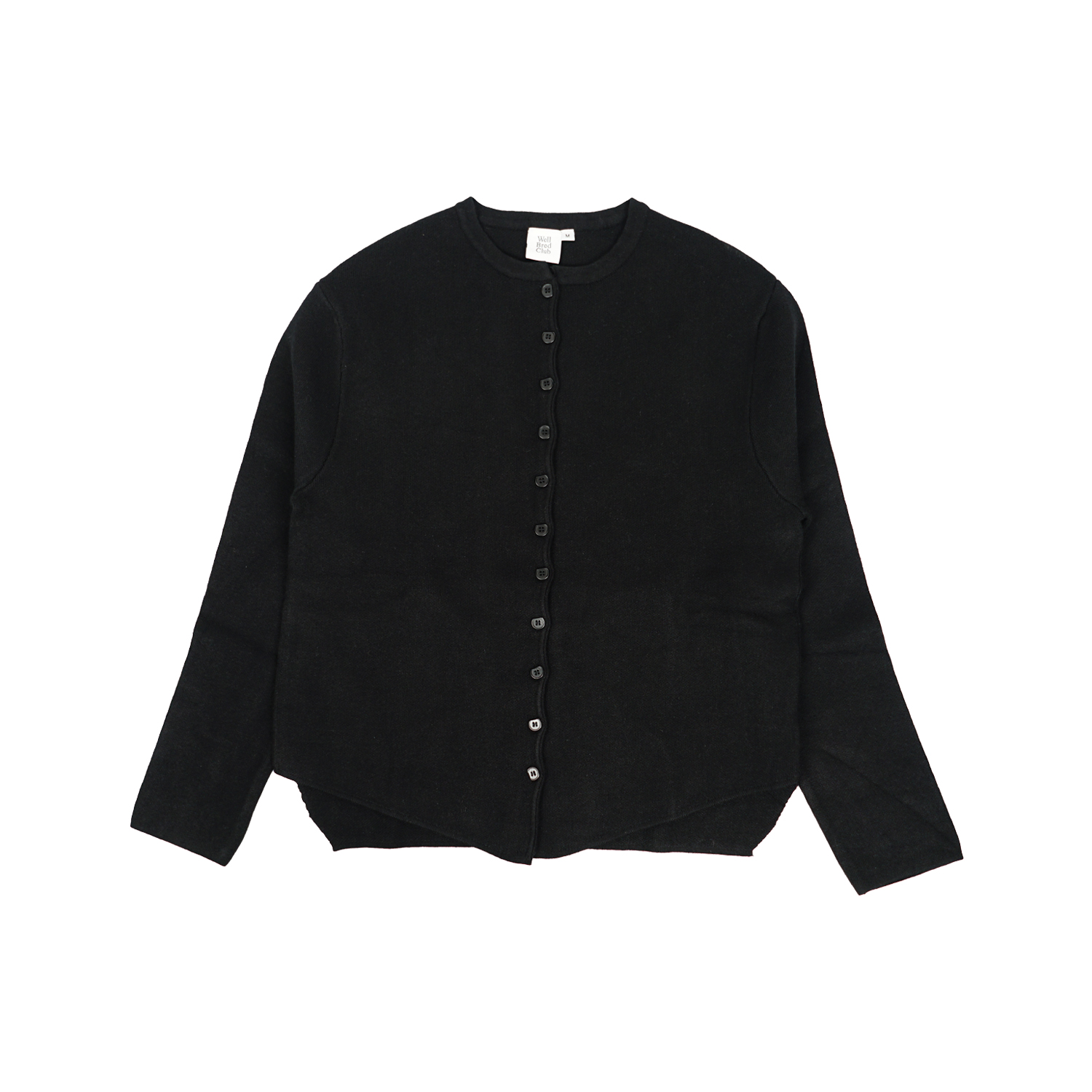 Wellbred Club Essential Knit Cardigan - Black