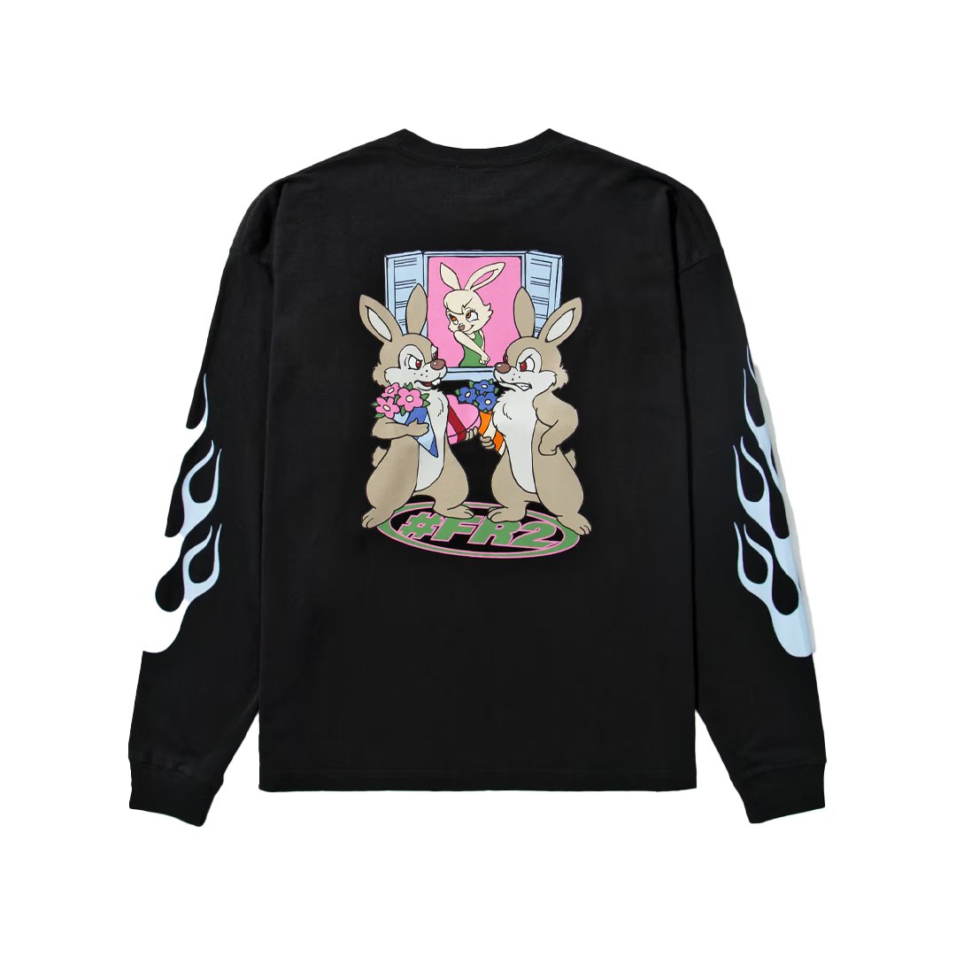 FR2 Fight Over A Rabbits Tee - Black