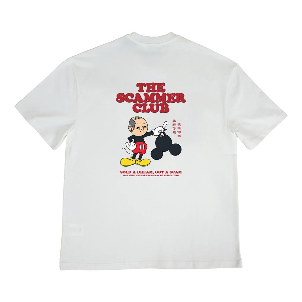 Happynauts The Scammer Club Tee - White