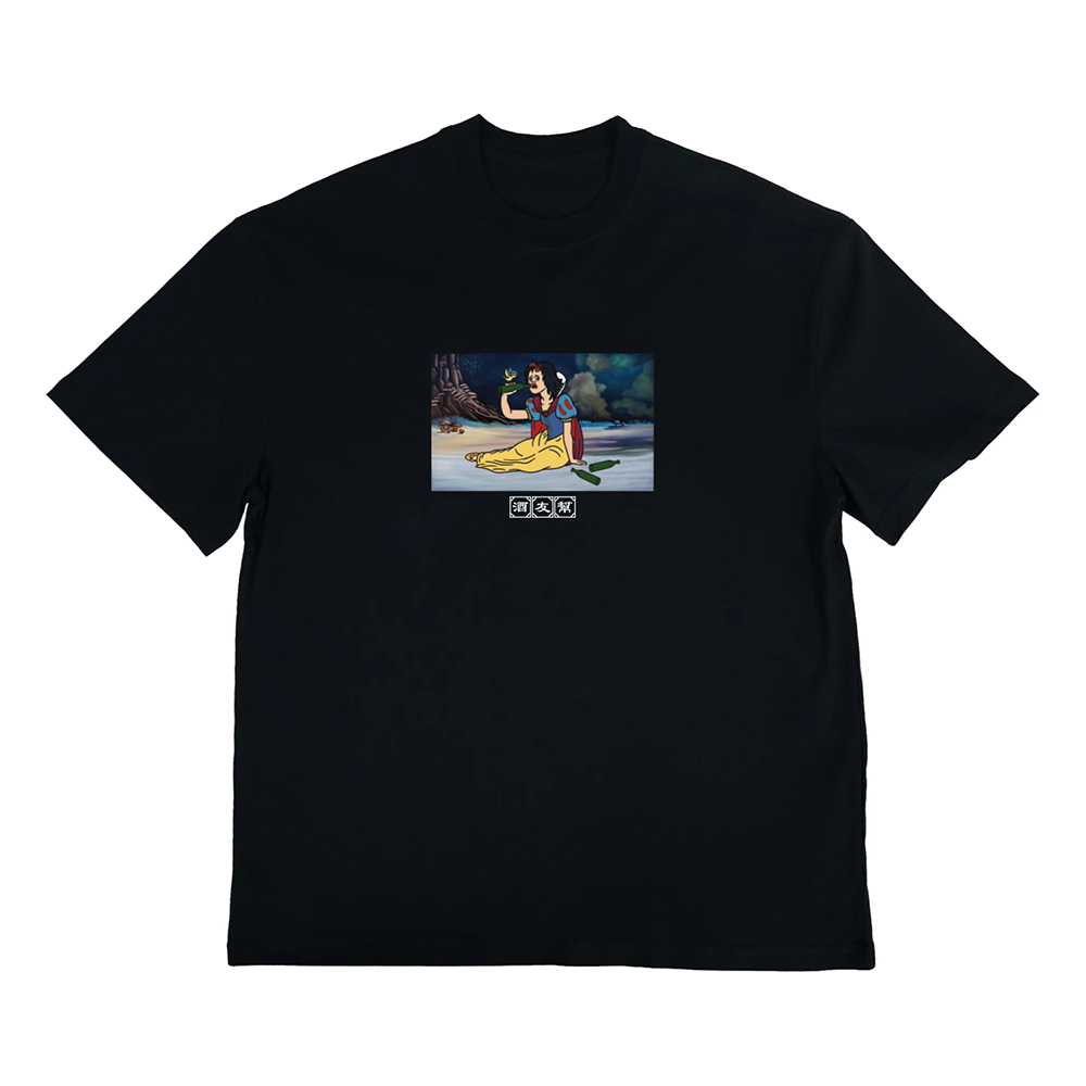 Happynauts The Drinking Kakis Tee - Black