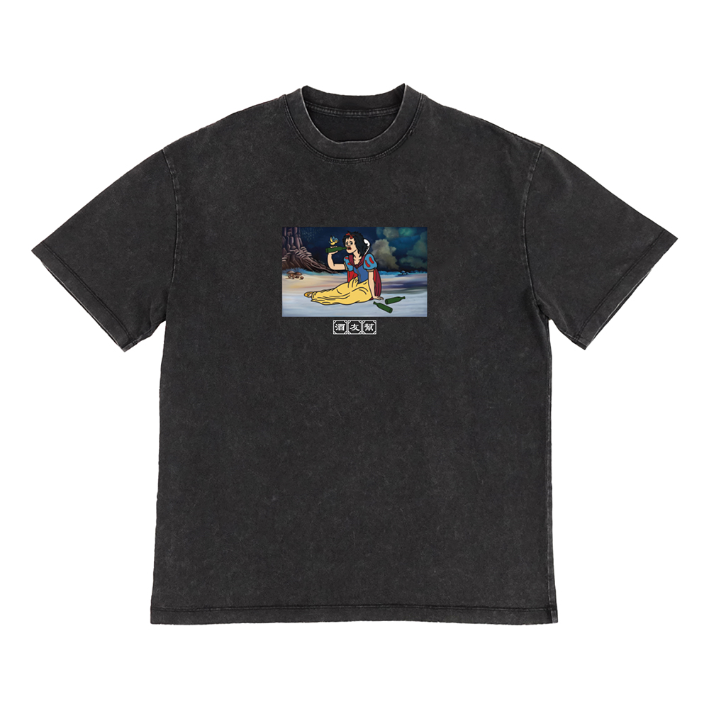 Happynauts The Drinking Kakis Tee - Washed Black