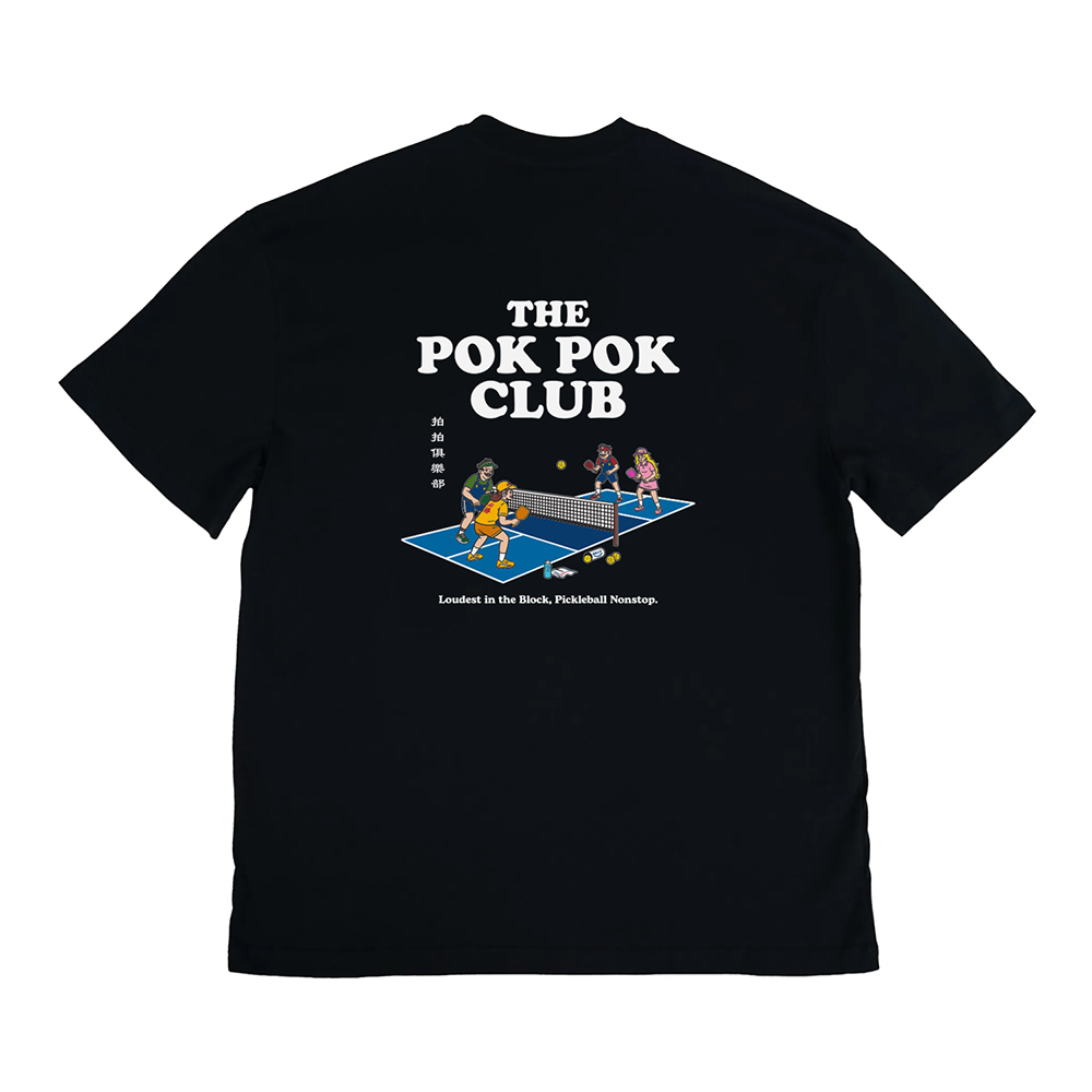 Happynauts The Pok Pok Club Tee - Black