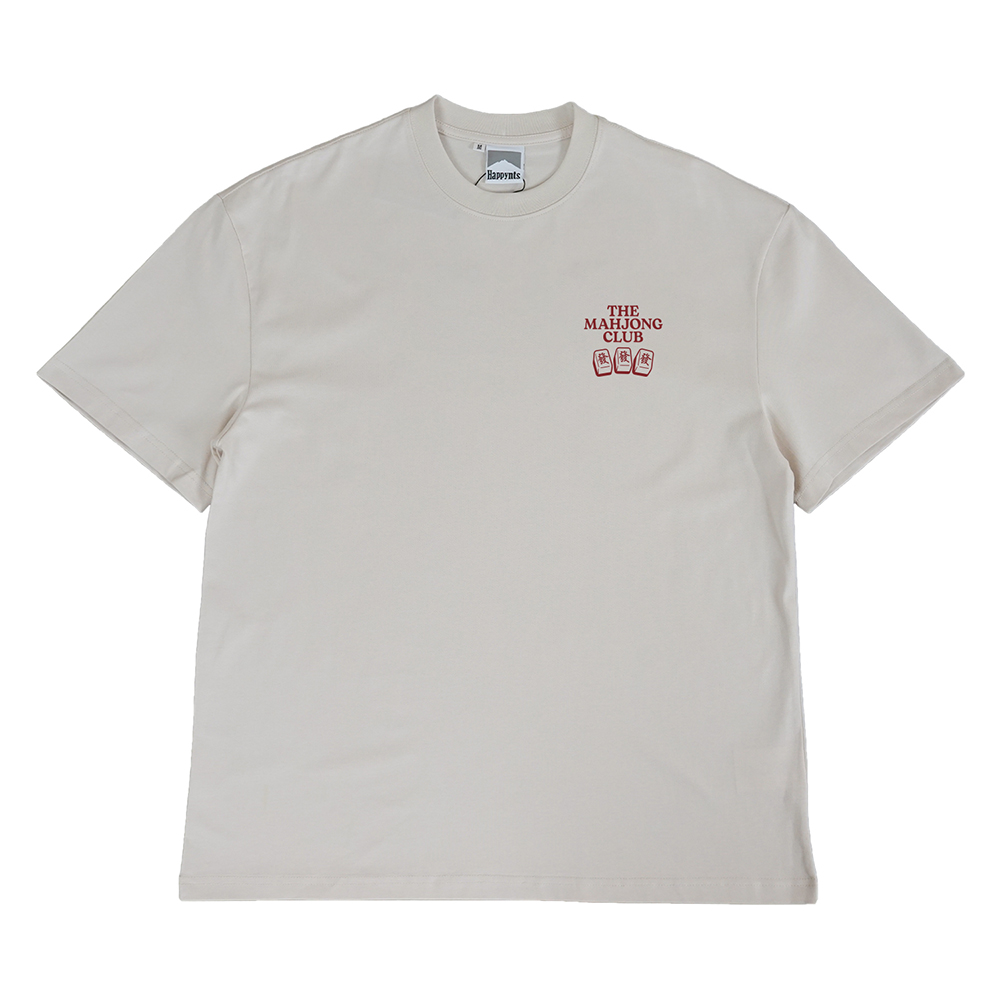 Happynauts The Mahjong Club 3 Tee - Beige