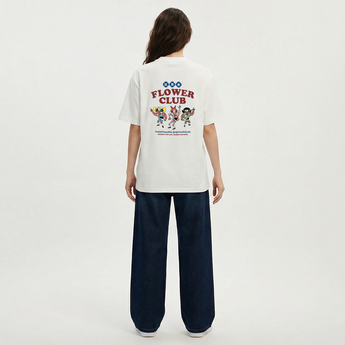 Happynauts The Flower Club Tee - White