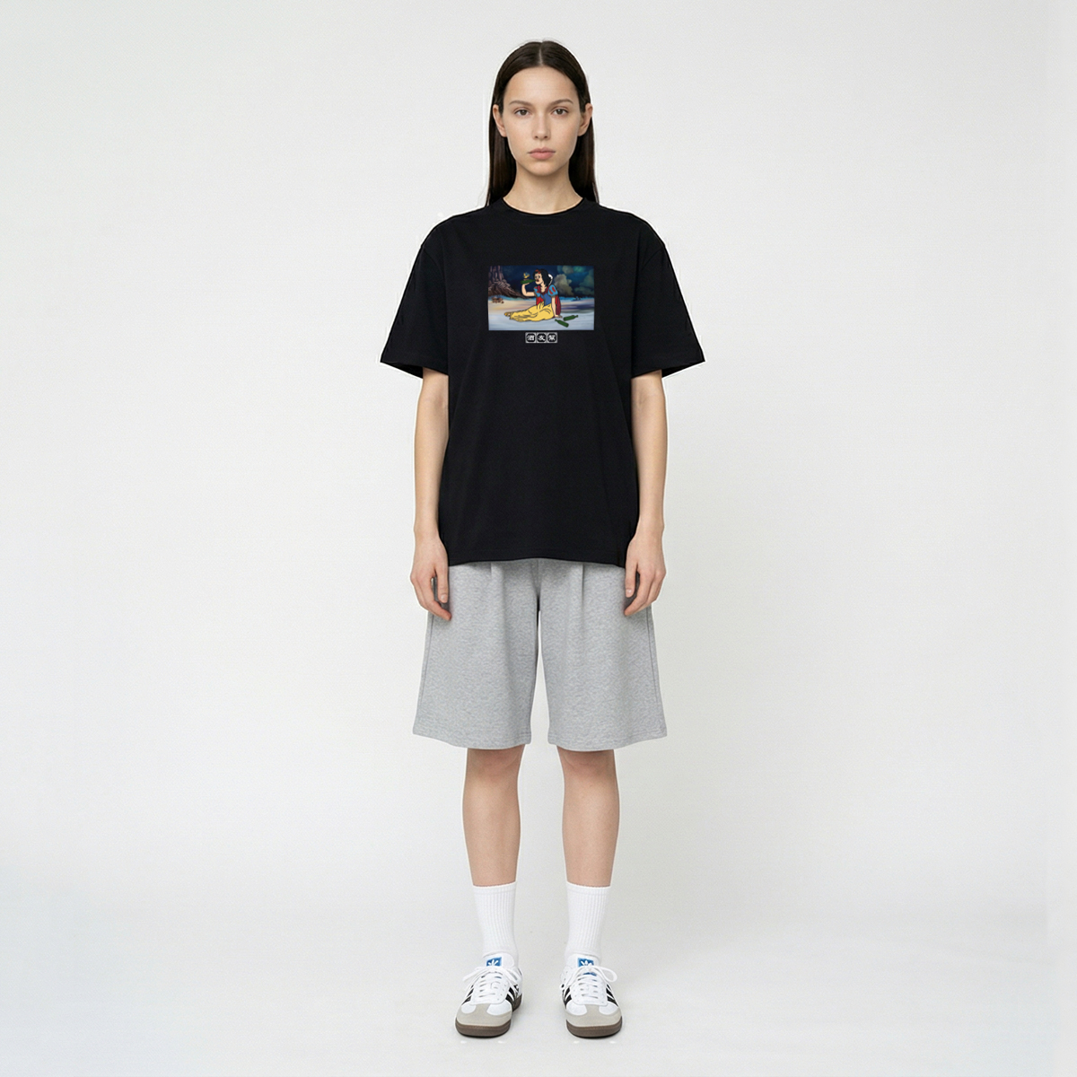 Happynauts The Drinking Kakis Tee - Black