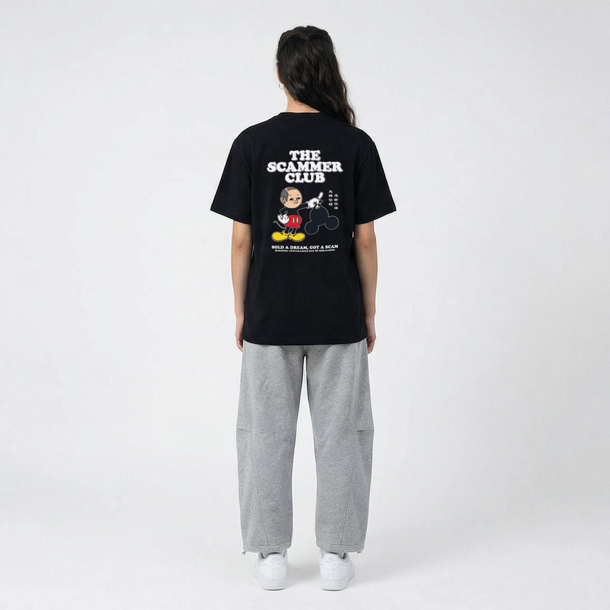 Happynauts The Scammer Club Tee - Black