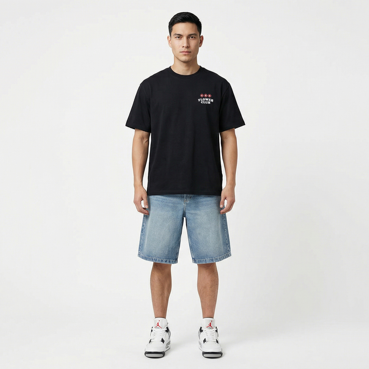 Happynauts The Flower Club Tee - Black