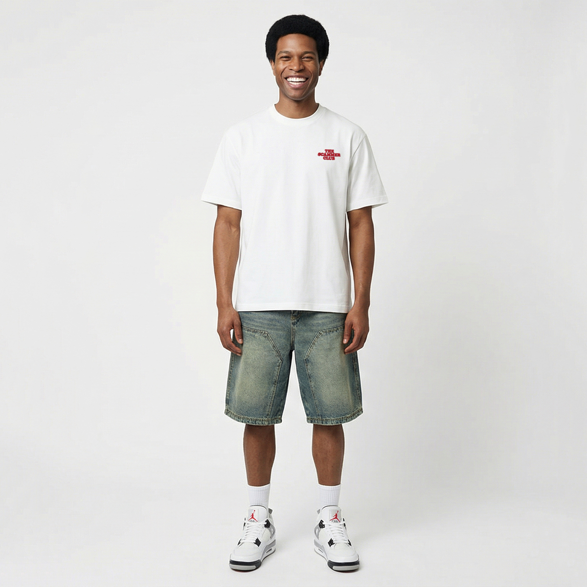 Happynauts The Scammer Club Tee - White