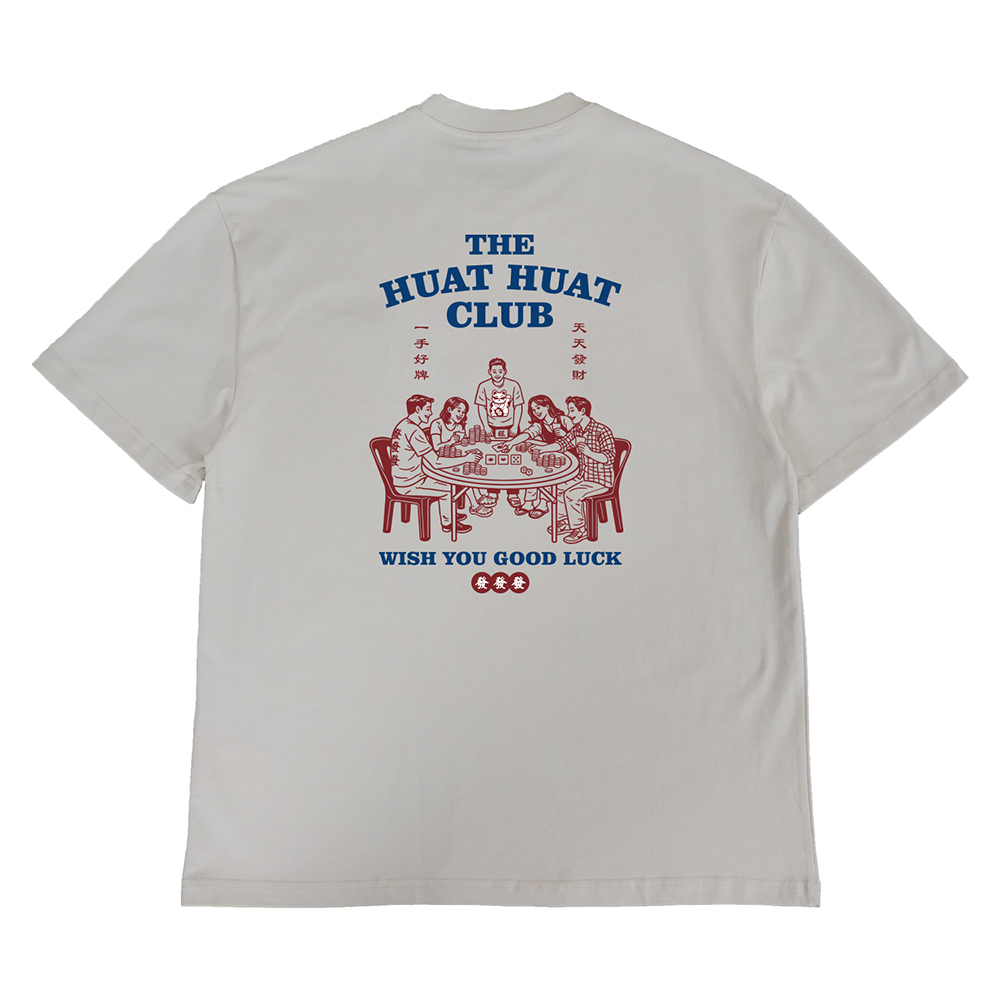 Happynauts The Huat Huat Club Tee - Beige
