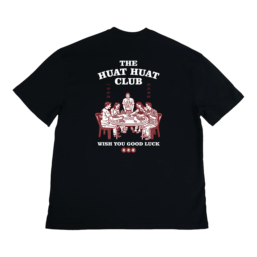 Happynauts The Huat Huat Club Tee - Black