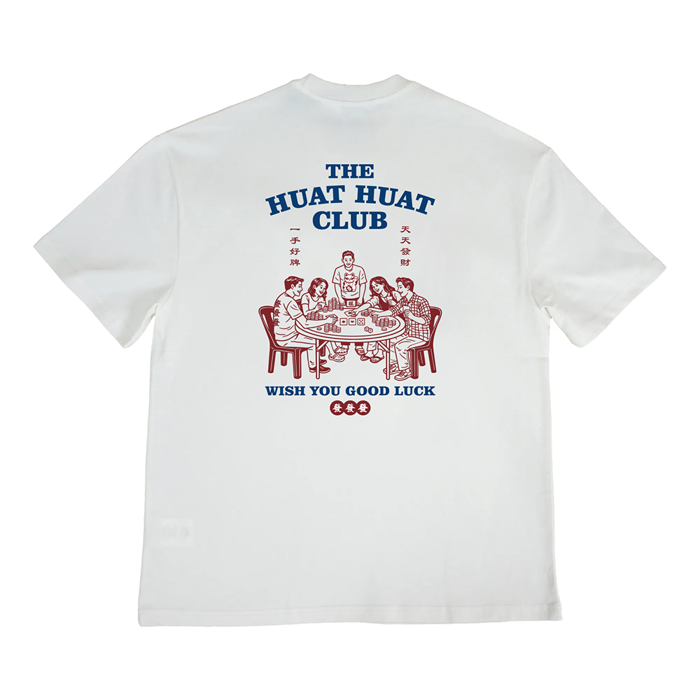 Happynauts The Huat Huat Club Tee - White