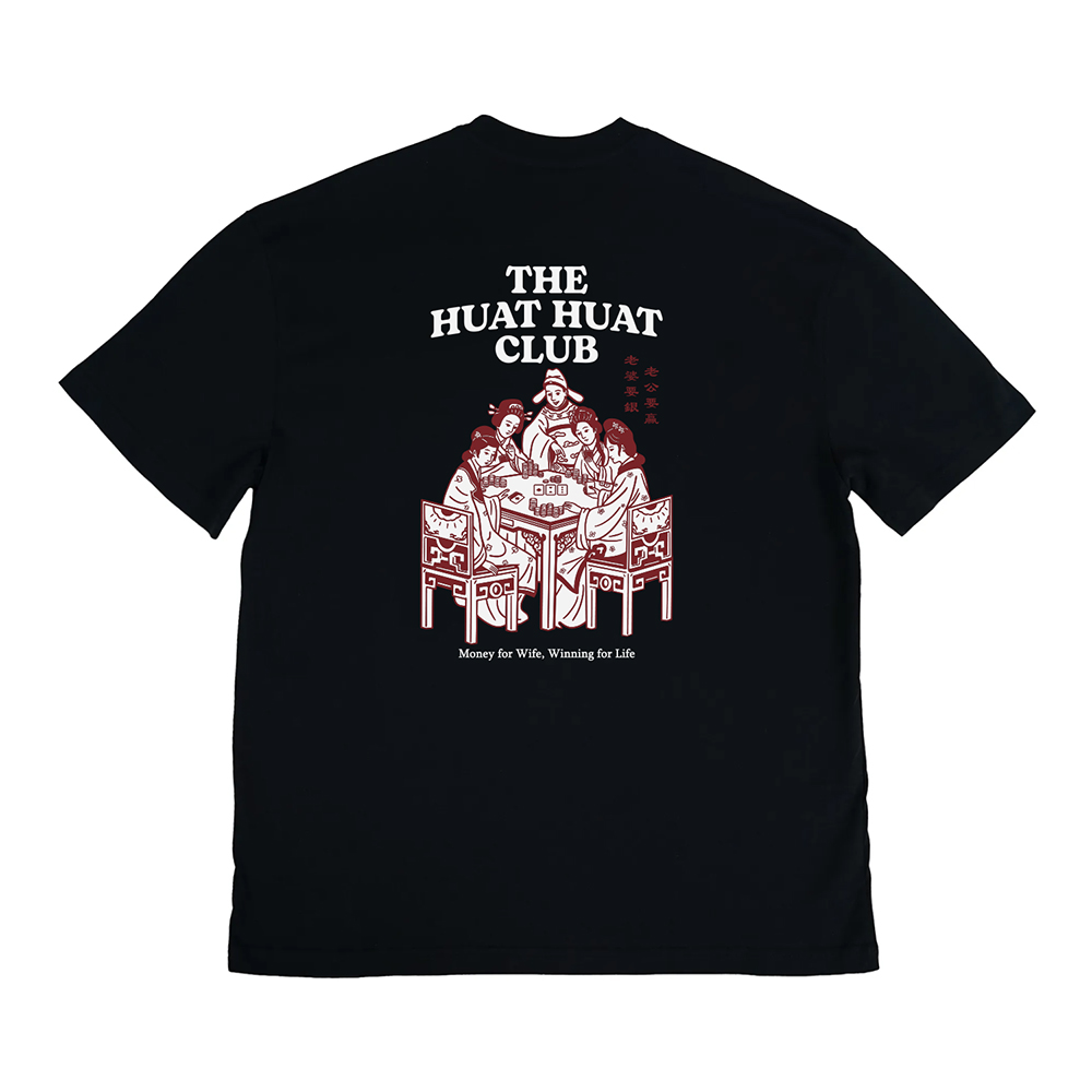 Happynauts The Huat Huat Club 2 Tee - Black