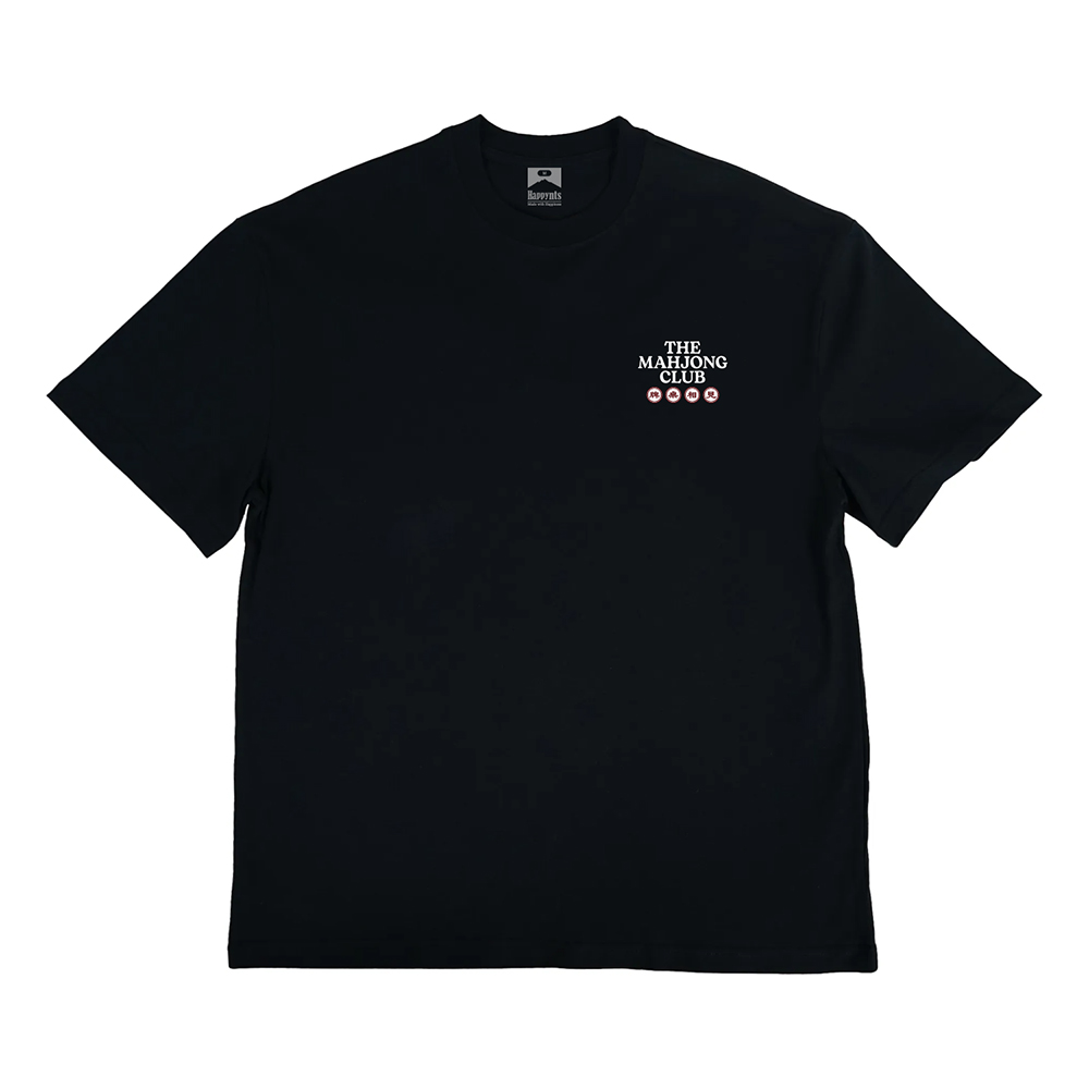 Happynauts The Mahjong Club 1 Tee - Black