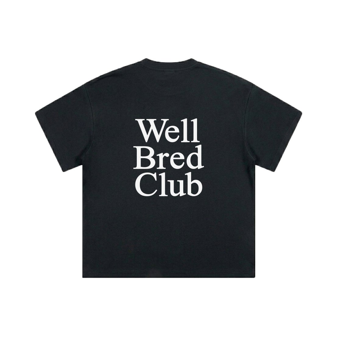 WellBred Club Kids Font Tee - Black