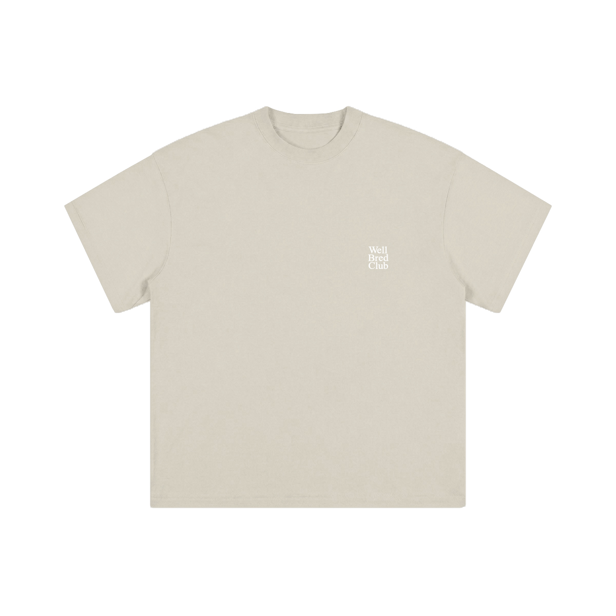 WellBred Club Kids Font Tee - Beige