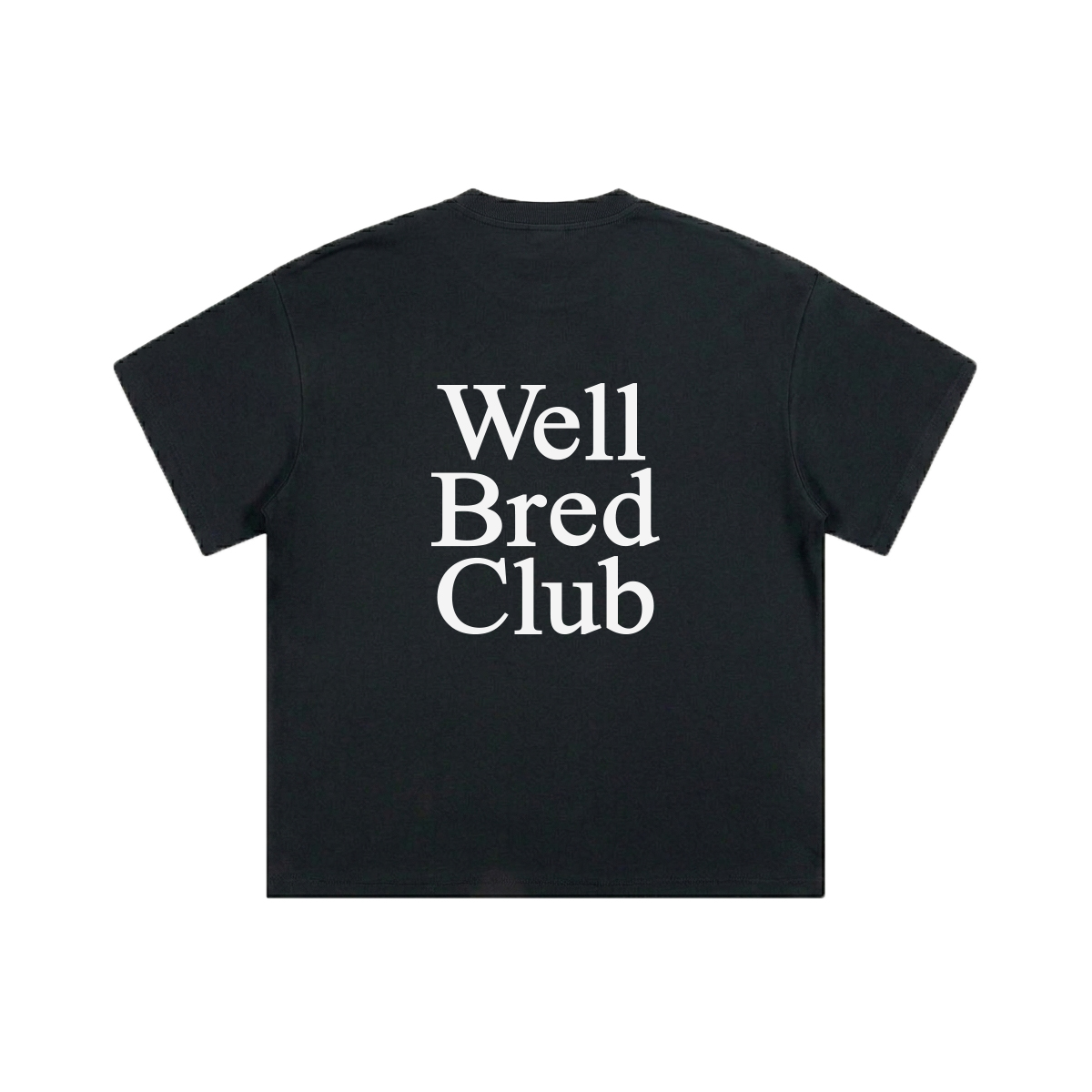WellBred Club Kids Font Tee - Black