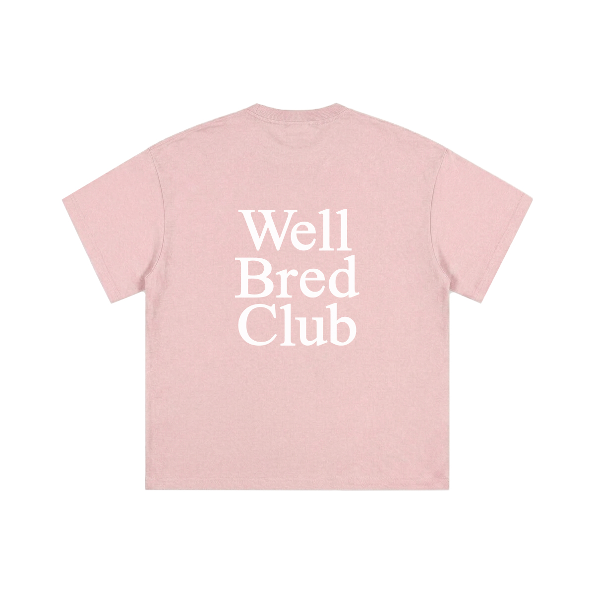 WellBred Club Kids Font Tee - Pink