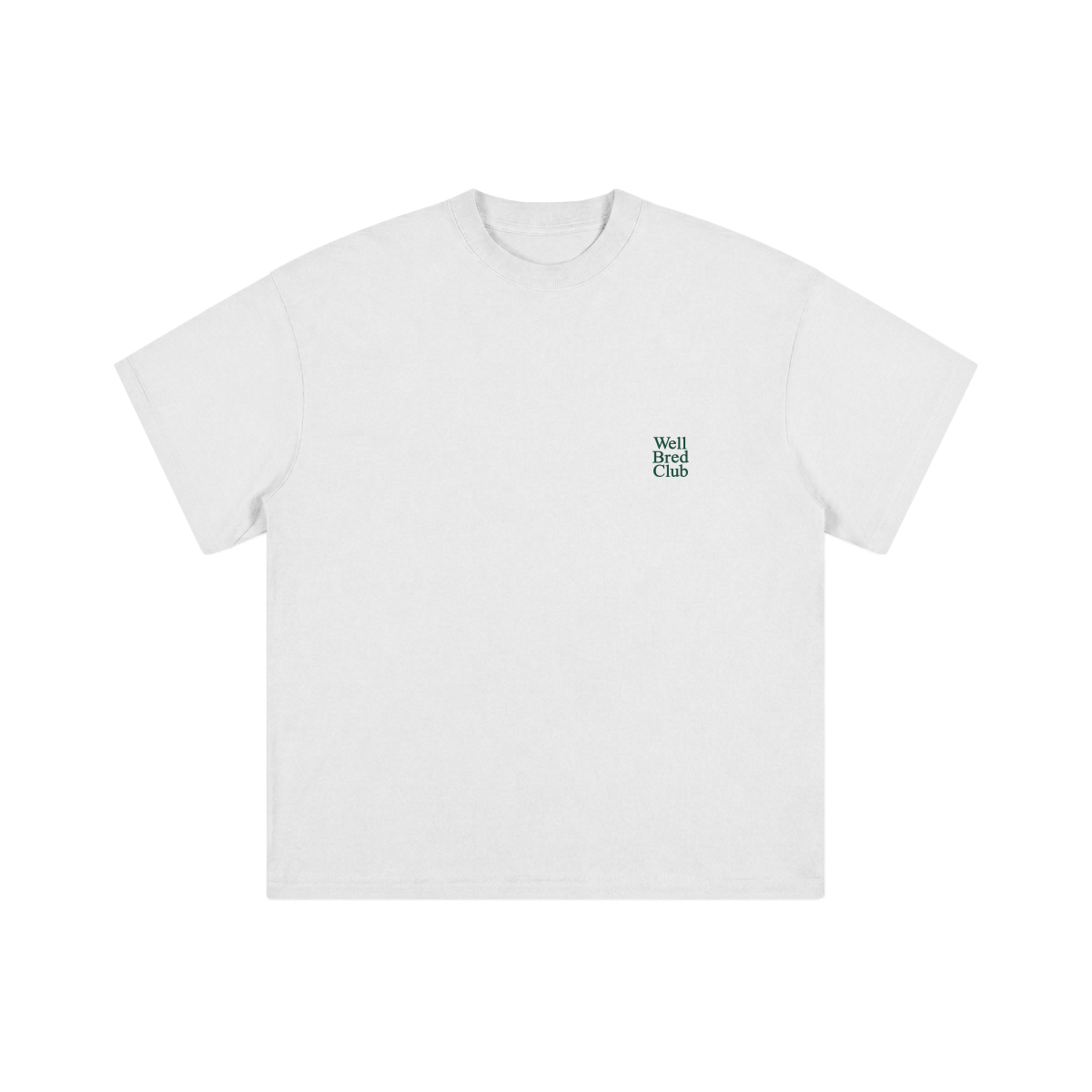 WellBred Club Kids Font Tee - White
