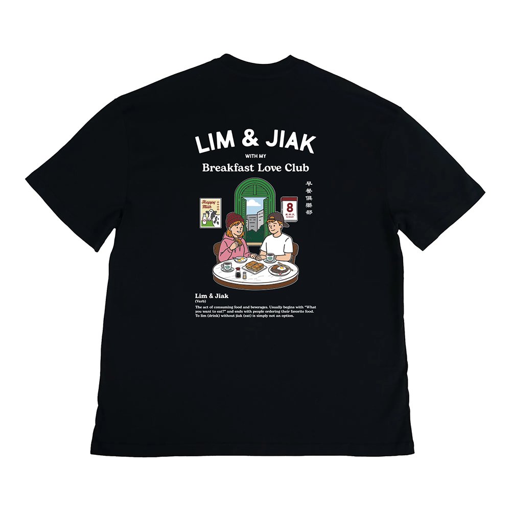 Happynauts Lim & Jiak Tee - Black