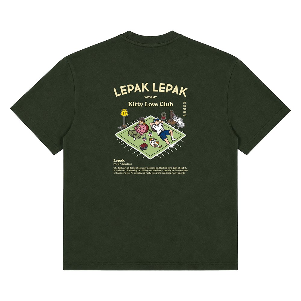 Happynauts The Lepak-Lepak Tee - Green
