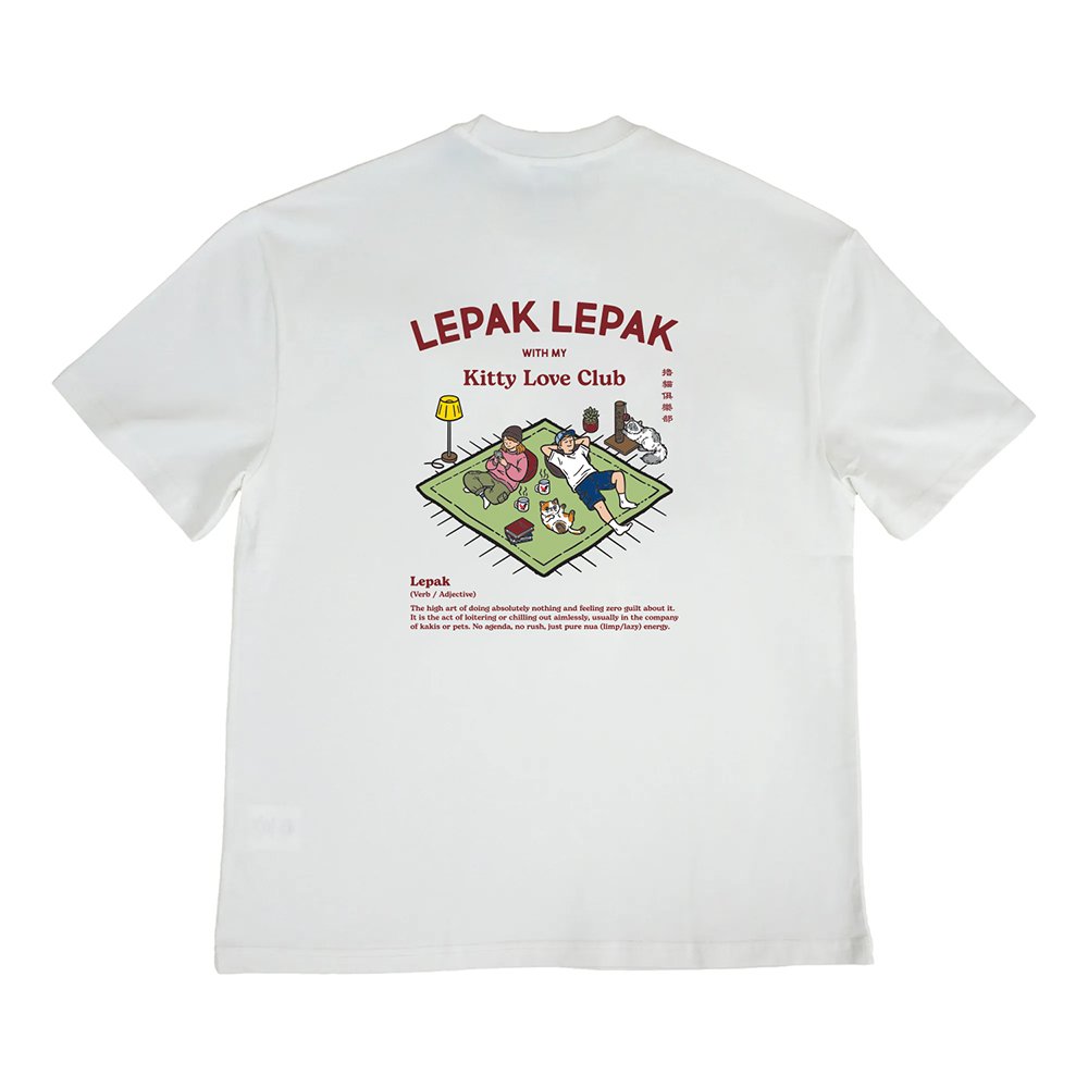 Happynauts The Lepak-Lepak Tee - White