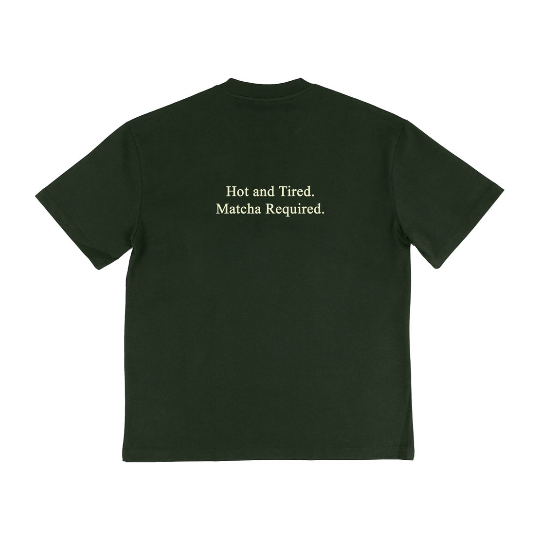 Wellbred Club "Matcha Required" Tee - Green