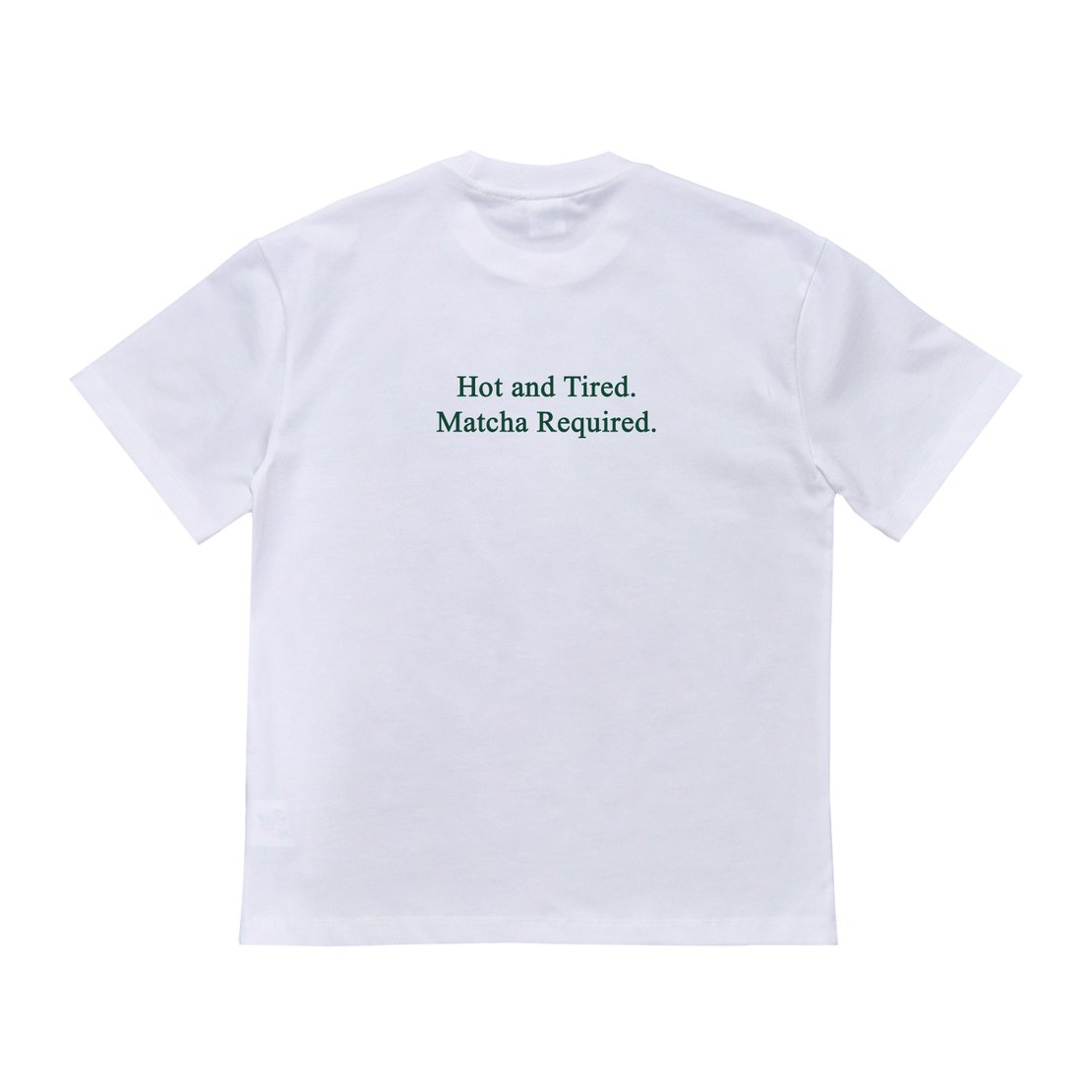 Wellbred Club "Matcha Required" Tee - White