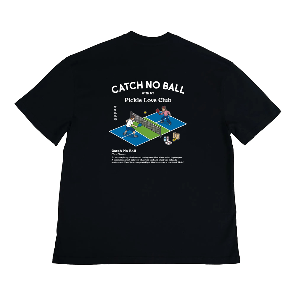 Happynauts Catch No Ball Tee - Black