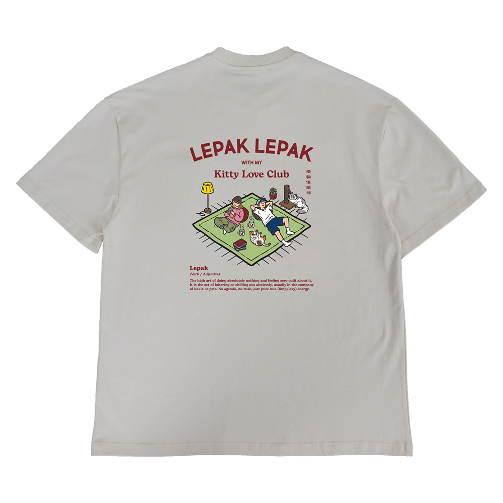 Happynauts The Lepak-Lepak Tee - Beige