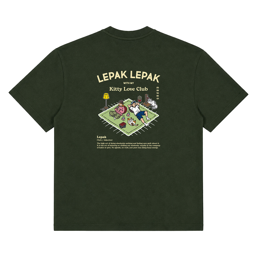 Happynauts The Lepak-Lepak Tee - Green
