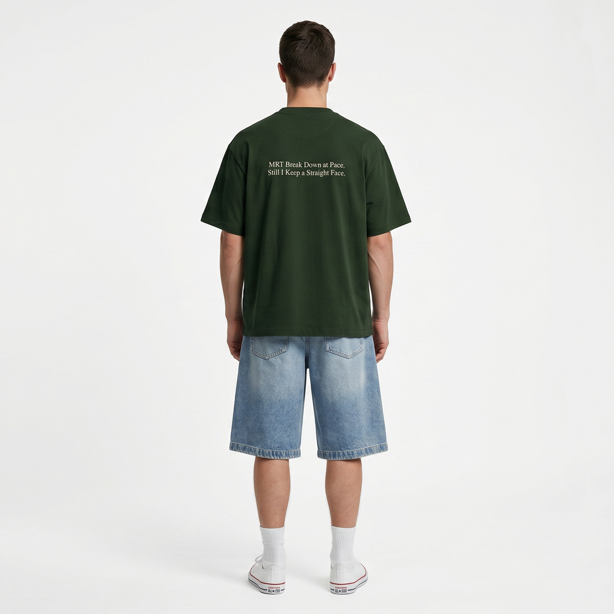 Wellbred Club "MRT" Tee - Green